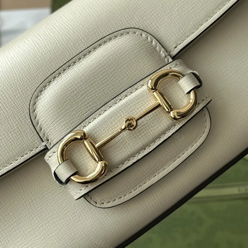 View 4 of Gucci Horsebit 1955 crystals small shoulder bag