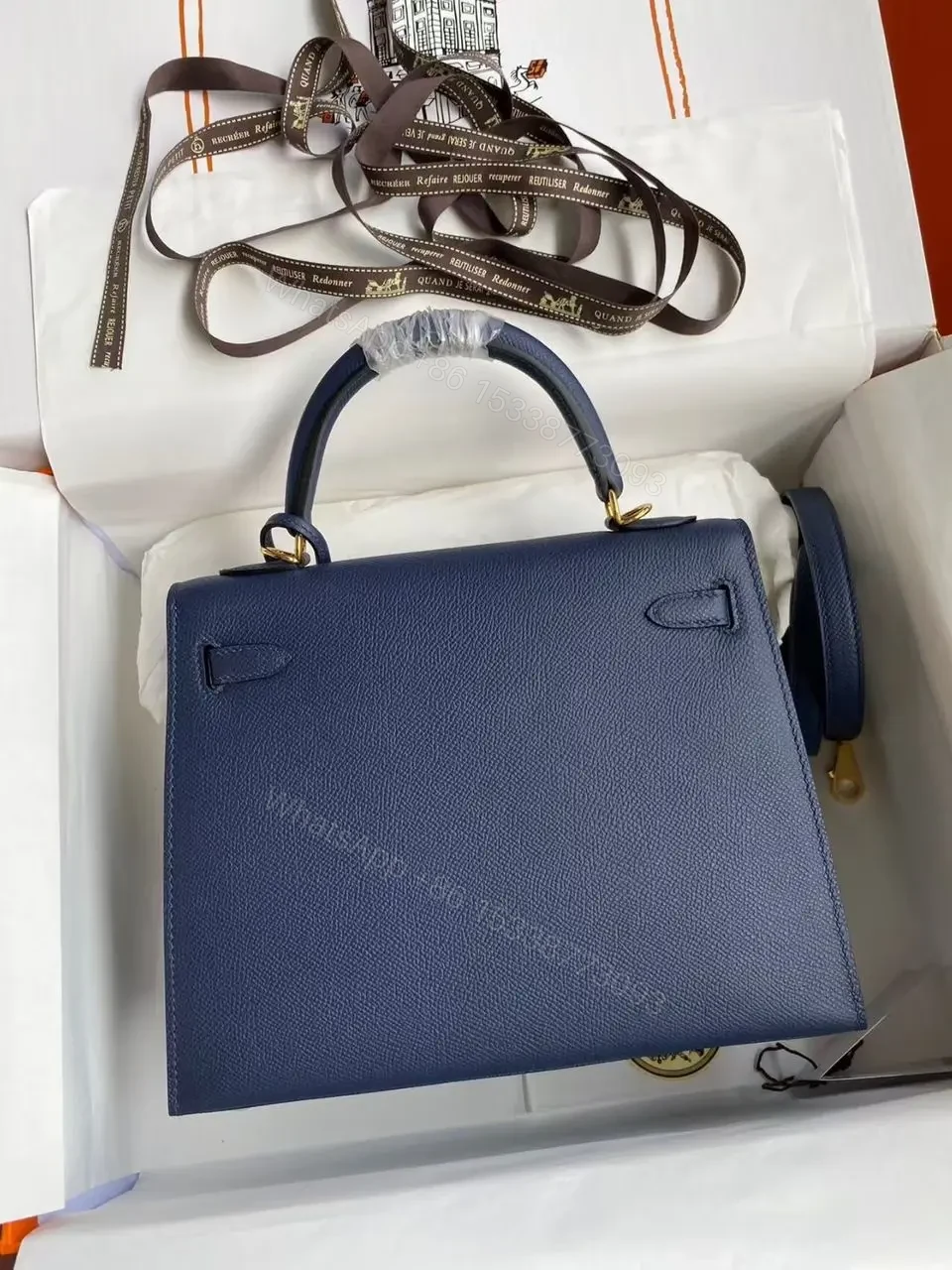 View 5 of HN 25 Sellier Navy Epsom
