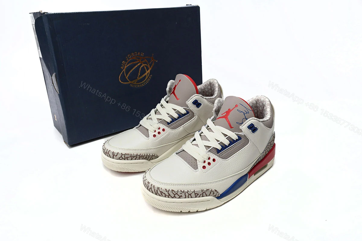 Air Jordan 3 Retro Lnde Pen Dence Day 398614-140 — view 2