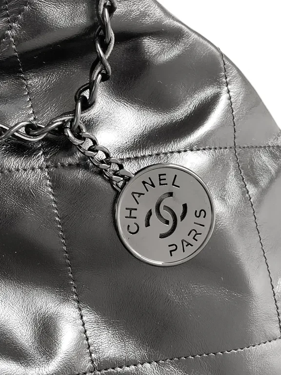 View 3 of Chic Quilted Shoulder Bag with Chain Detailing