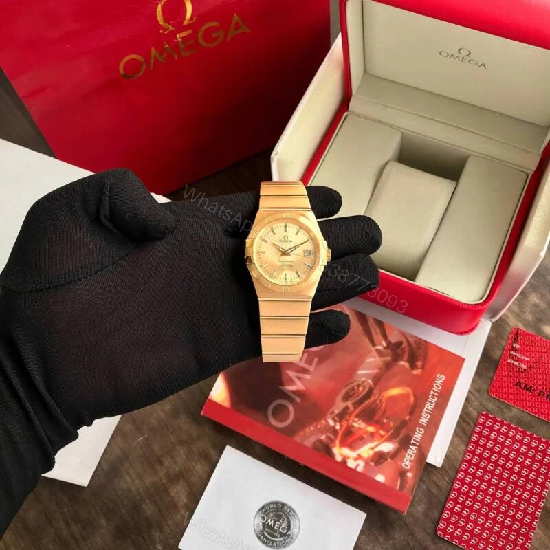 View 4 of Omega Constellation Master Chronometer Gold Dial 40mm Automatic