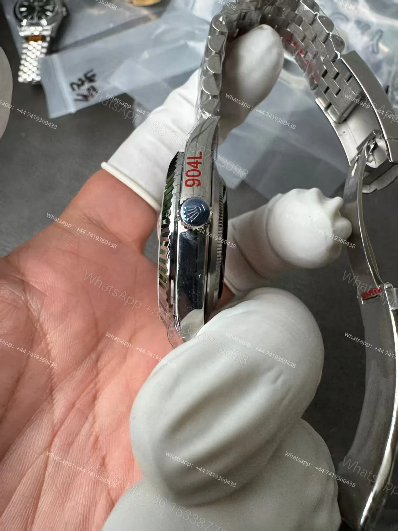 View 8 of Rolex Datejust M126334-0010 1:1 Replica White Dial Jubilee 41MM 3235 Movement Super Clone Watch