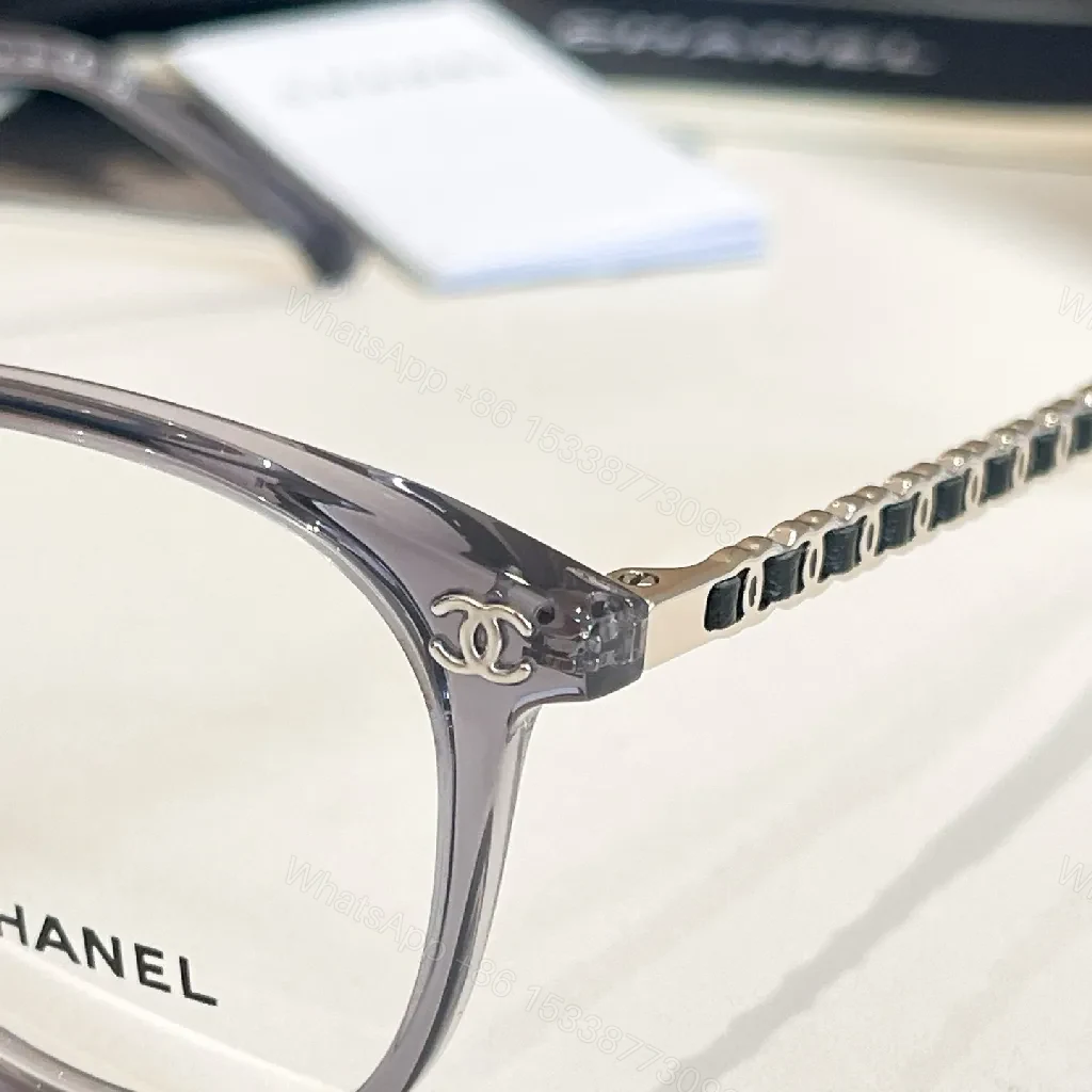 View 3 of Transparent Tx Eyewear – Modern Luxury, Subtle CC Accents