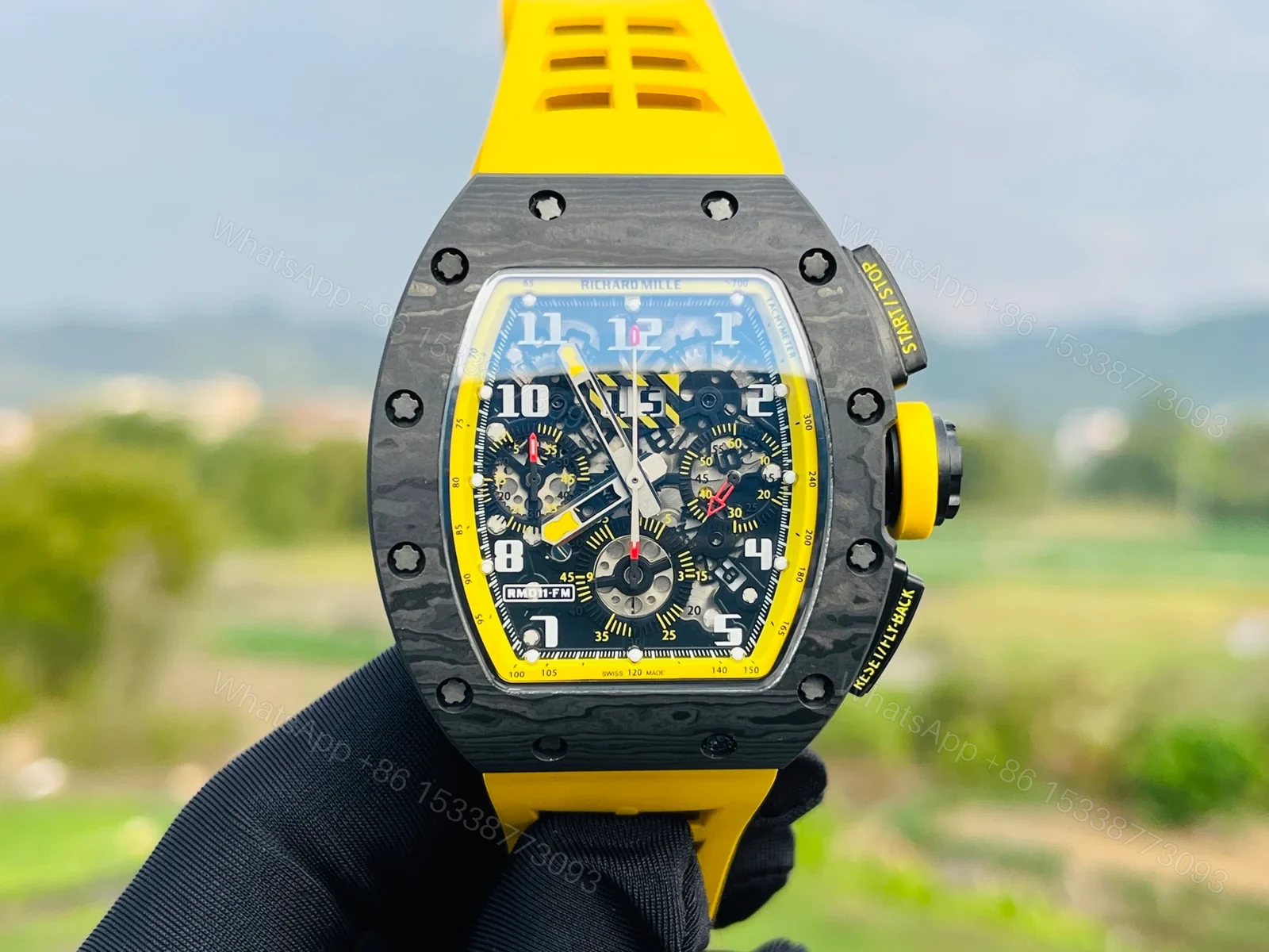 View 2 of Richard Mille RM011-FM F1 Inspired Titanium Automatic Chronograph Watch RM011-FM-TI