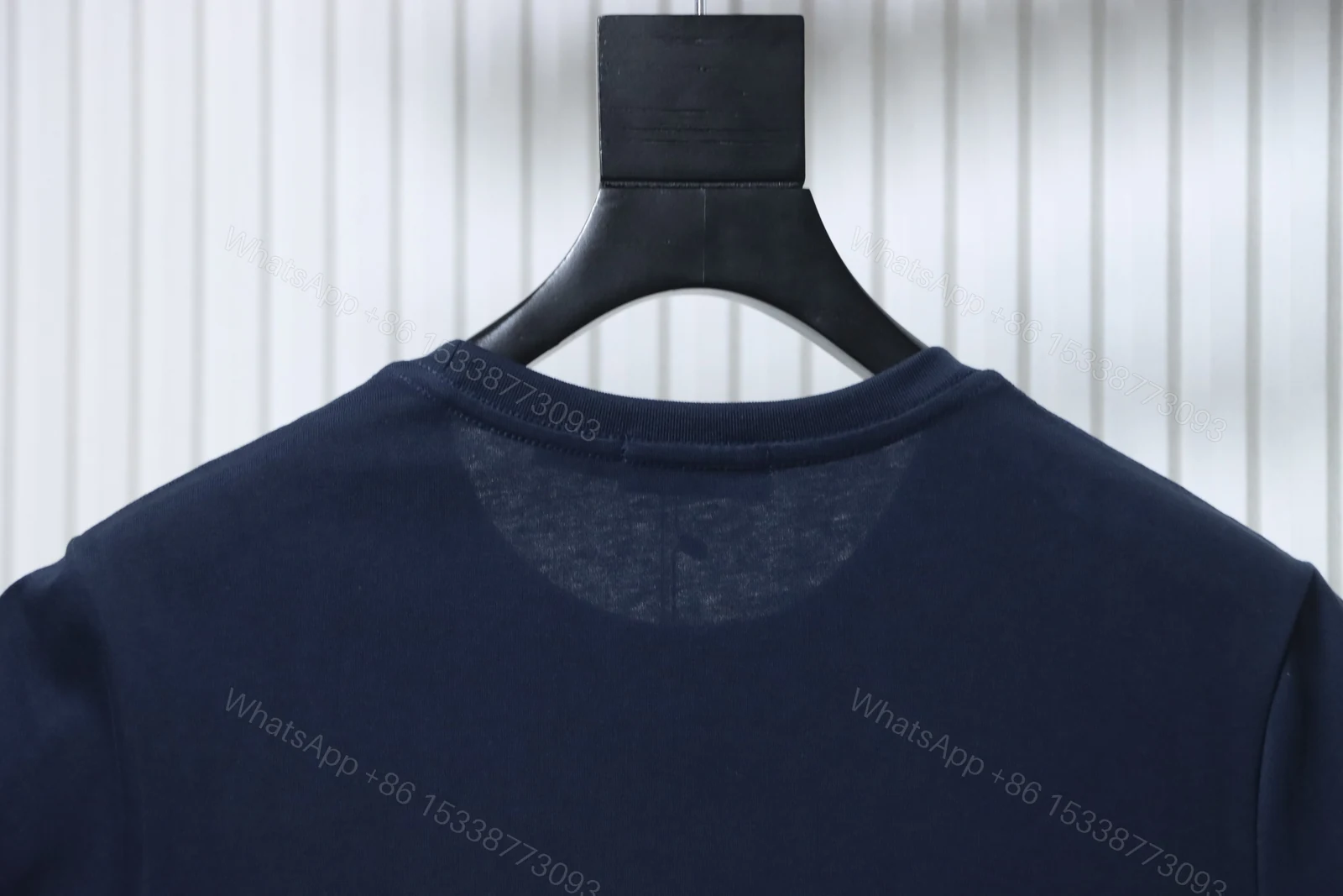 View 3 of Polo Ralph Lauren Small horse with round-neck short-sleeved shirt dark blue