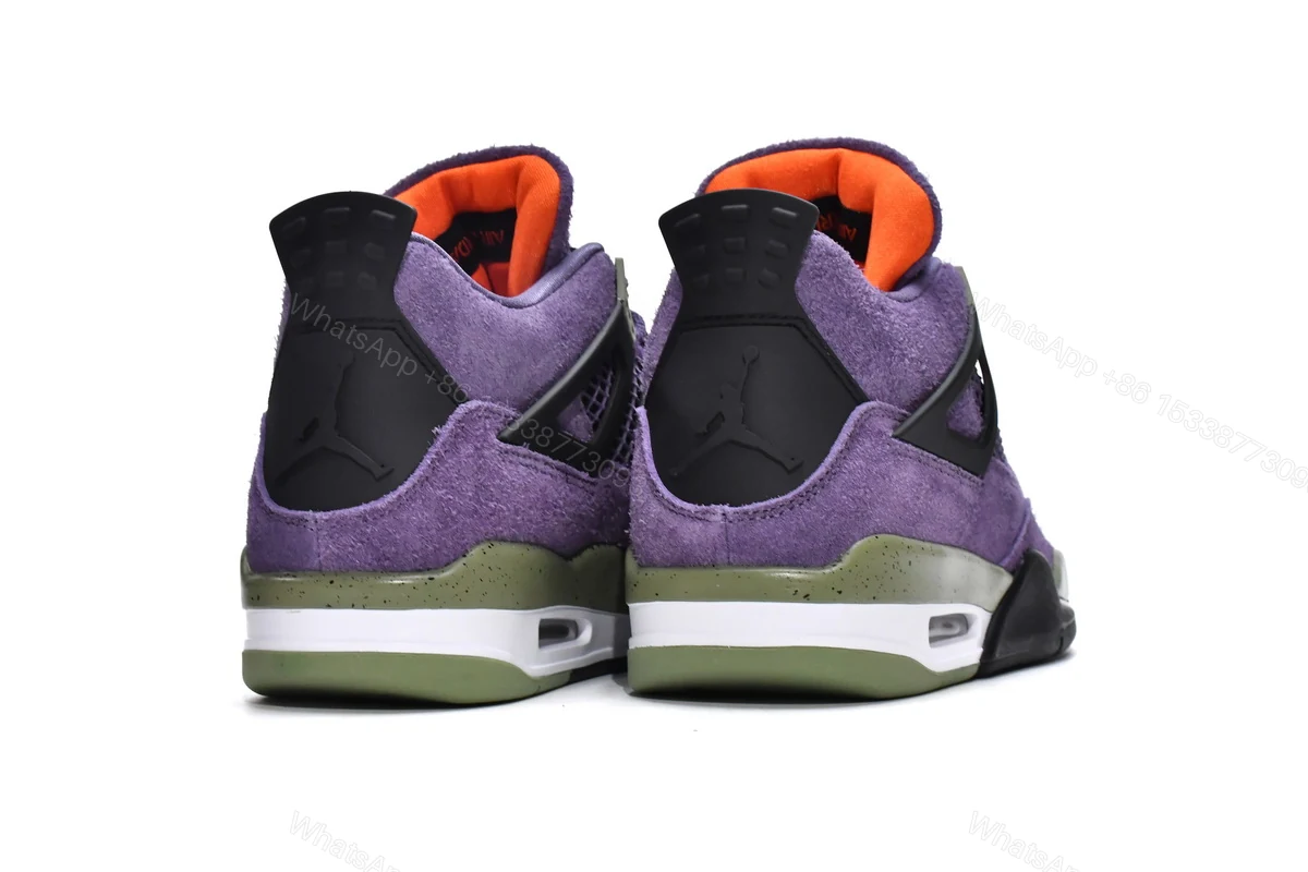 View 4 of Air Jordan 4 Retro Canyon Purple AQ9129-500