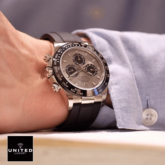 View 10 of Rolex Daytona White Gold 116519LN Replica