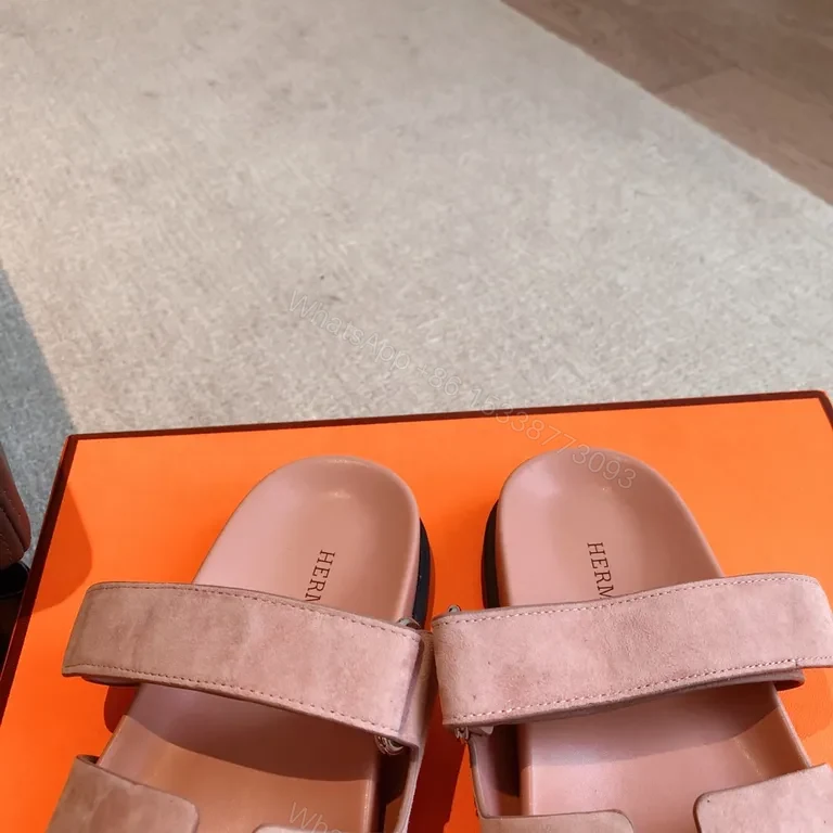 View 7 of Soft Pink Leather-Feel Sandals: Everyday Luxury Chic Comfort