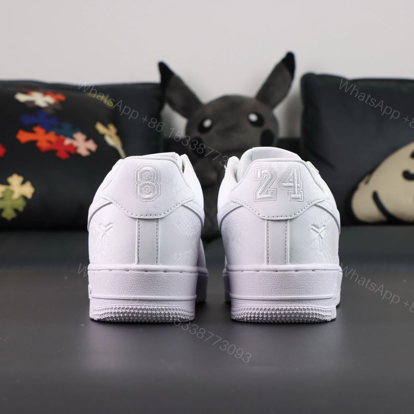 View 6 of Kobe Bryant Air Force 1 Forever White Reps