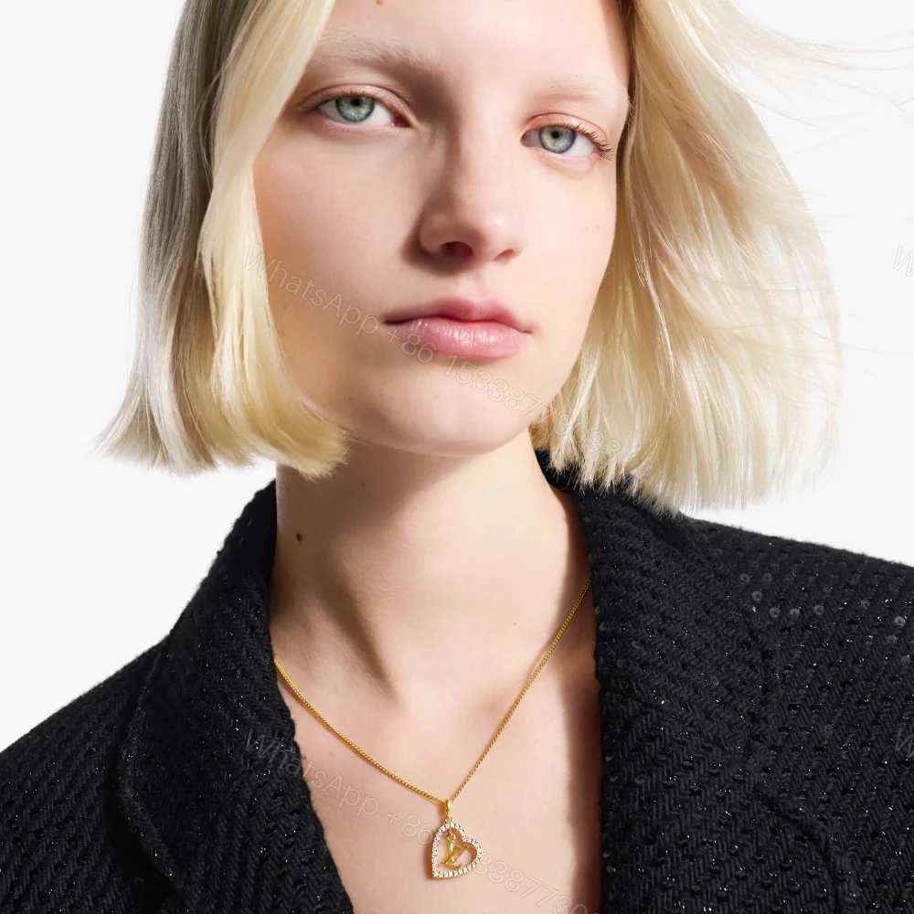 View 6 of LOUIS VUITTON MY LV HEART NECKLACE GOLD TONE M02389