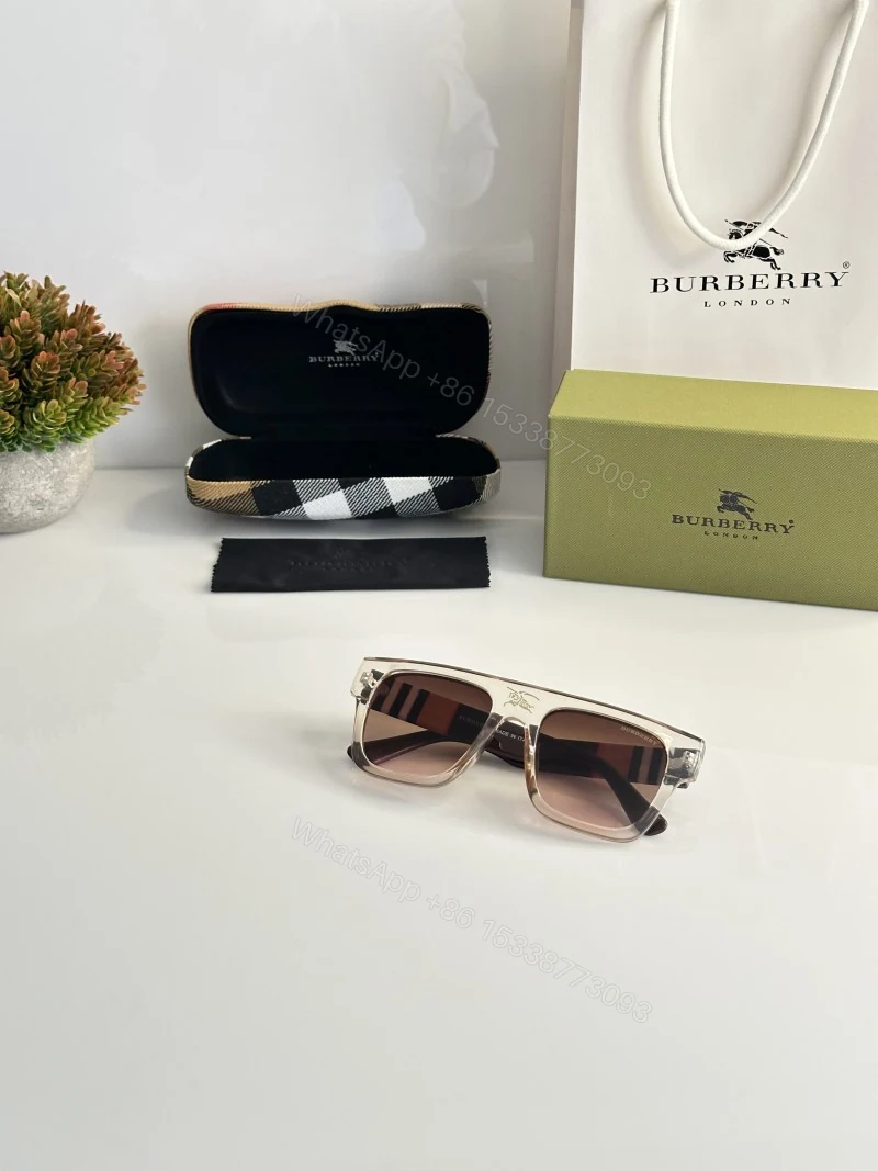 View 4 of First Copy Burberry Water Brown Sunglasses