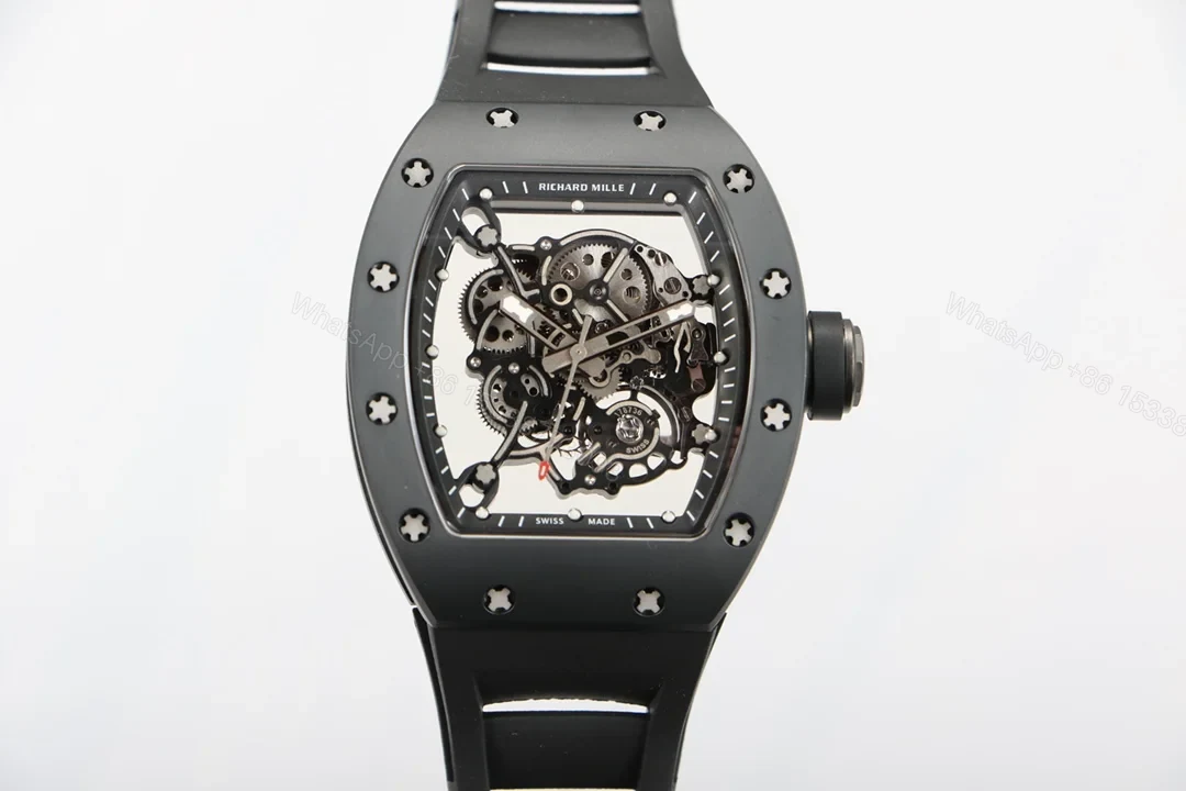 Richard Mille RM055 White Ceramic RMUL2 White Shock Absorber Integrated Movement Edition RM055-WC-RMUL2-WHITE-2100 — view 1