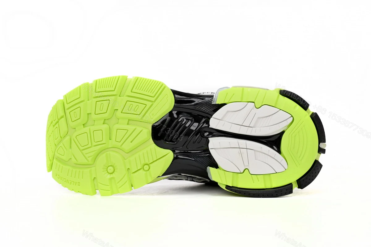 View 5 of Balenciaga Runner Black white, and Yellow 677402 W3RBP 1093