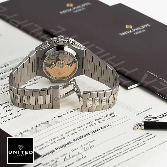 View 9 of Patek Nautilus Blue Silver Replica
