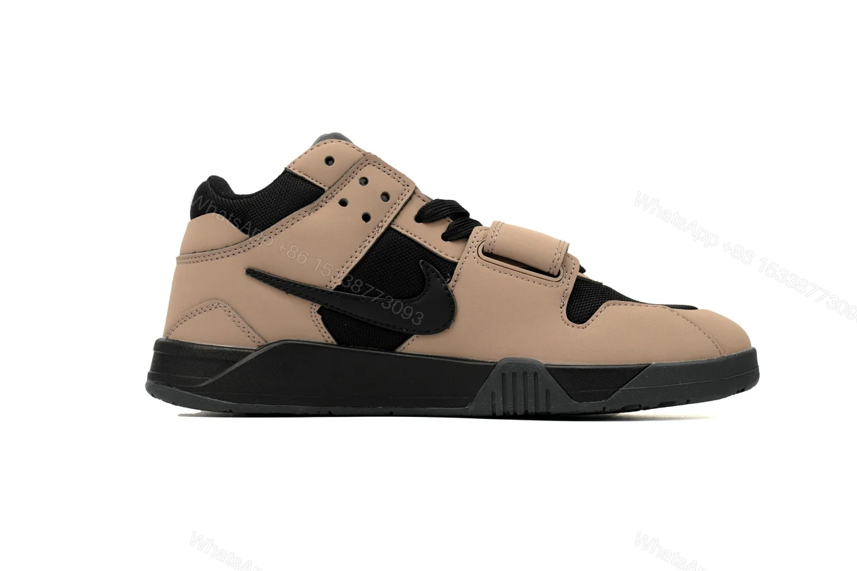 View 5 of Travis Scott x Air Jordan Cut The Check Brown Black FZ8117-214