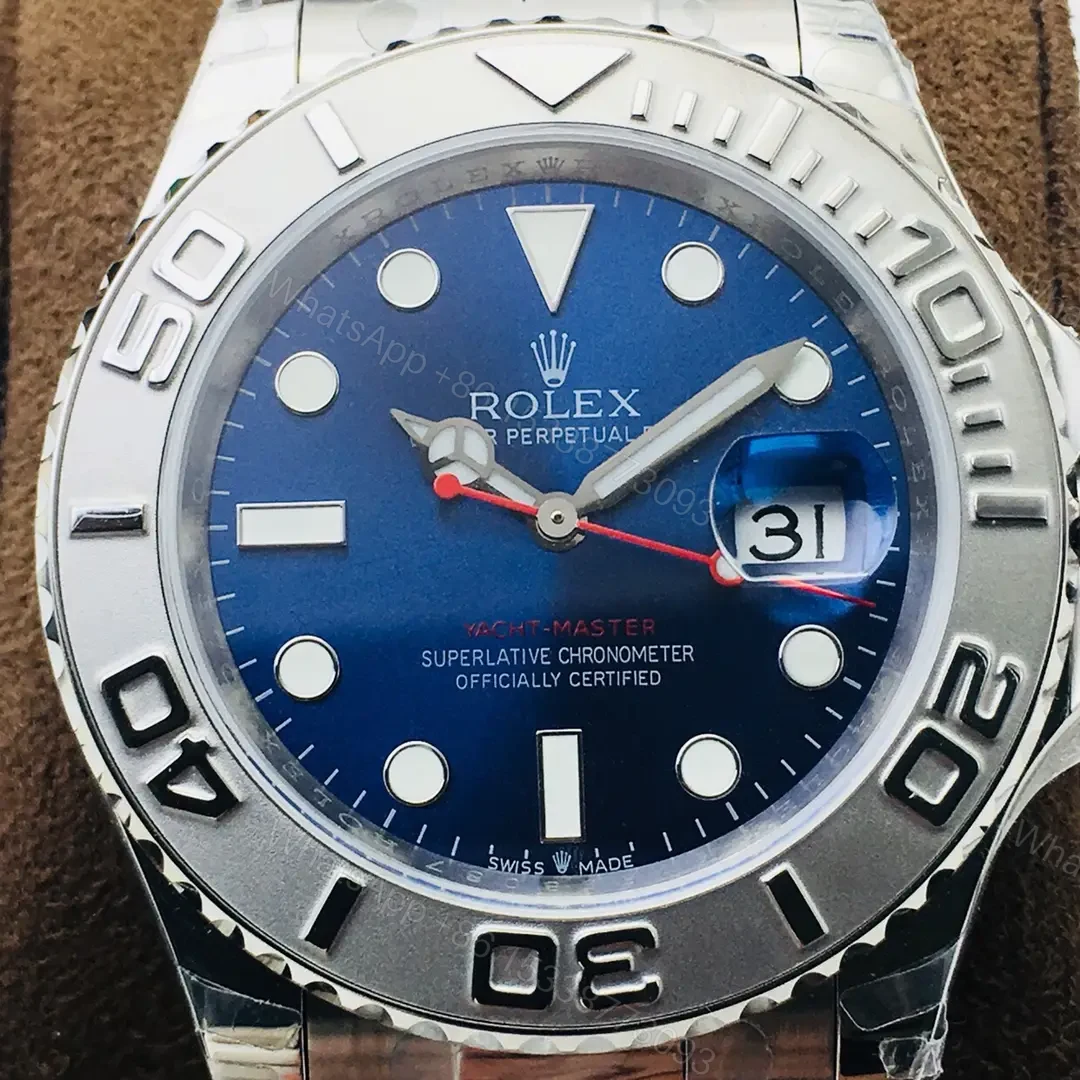 Rolex Yacht-Master 40mm Blue Dial Oyster Bracelet Premium Edition 116622-0001 — view 1