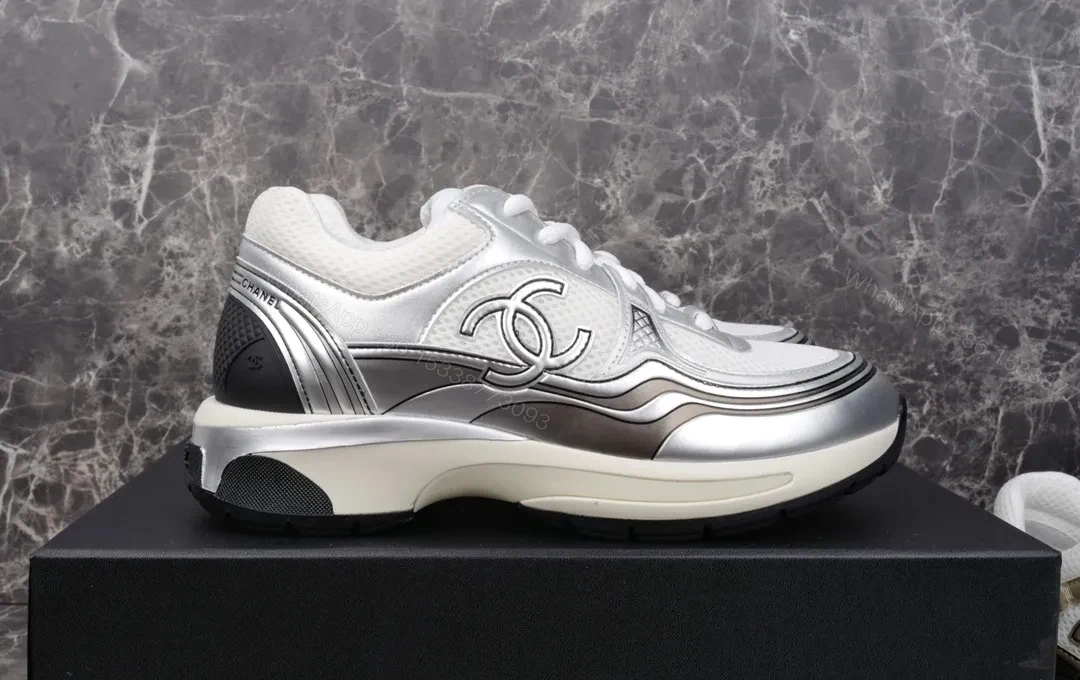 View 6 of Chic Metallic Luxe Sneakers: All-Day Comfort