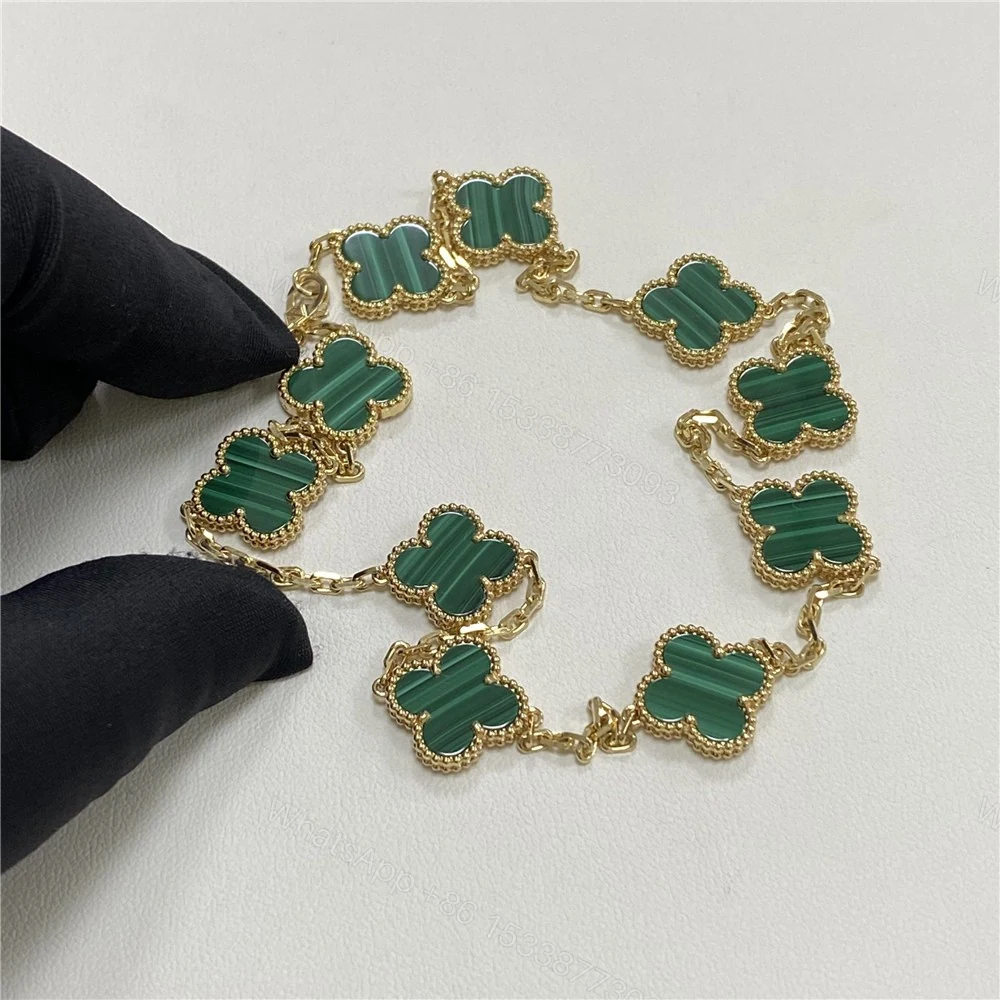 View 6 of Van Cleef Arpels Green Vintage Necklace 10 Motifs VCARO3QJ00