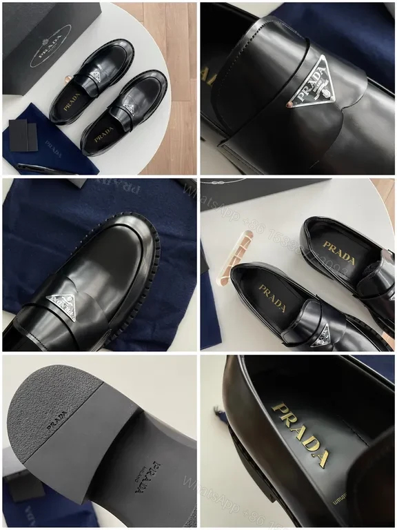 View 5 of Glossy Prada Penny Loafer: All-Day Confidence in Patent Leather