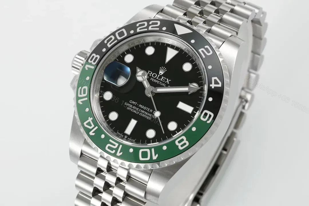 View 3 of Clean Factory EWE V5 Green Black GMT Watch