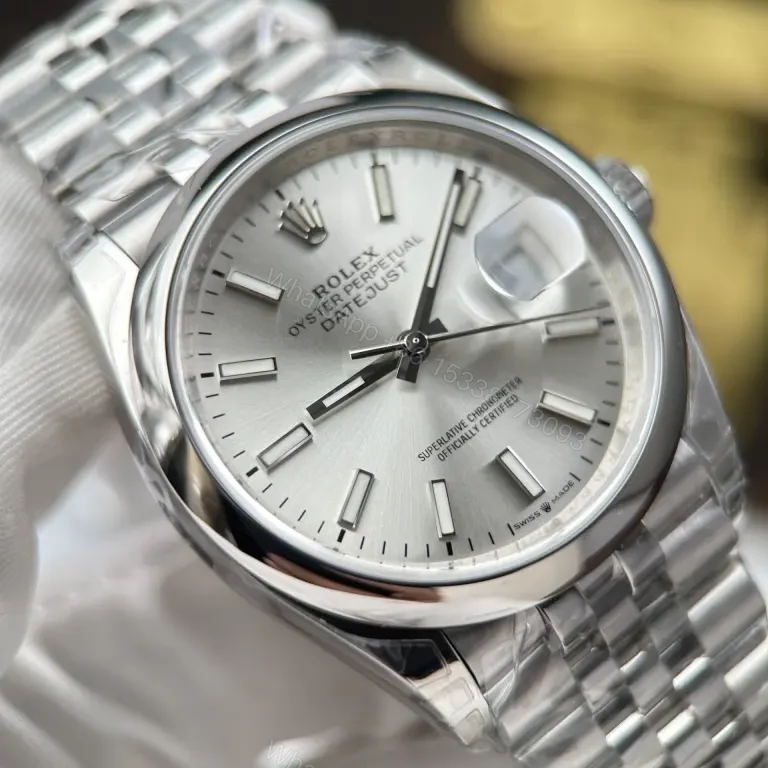View 7 of Replica Rolex Datejust 36mm Silver Dial Jubilee