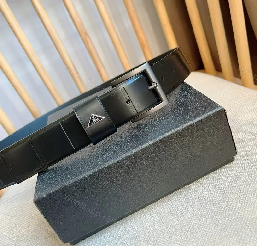 View 3 of Refined Black Leather Belt Minimalist Texture, Matte Buckle, Adjustable Comfort Belt