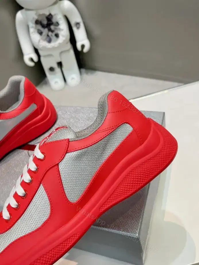 View 4 of PRADA AMERICA’S CUP SOFT RUBBER AND BIKE FABRIC SNEAKERS – PRD005