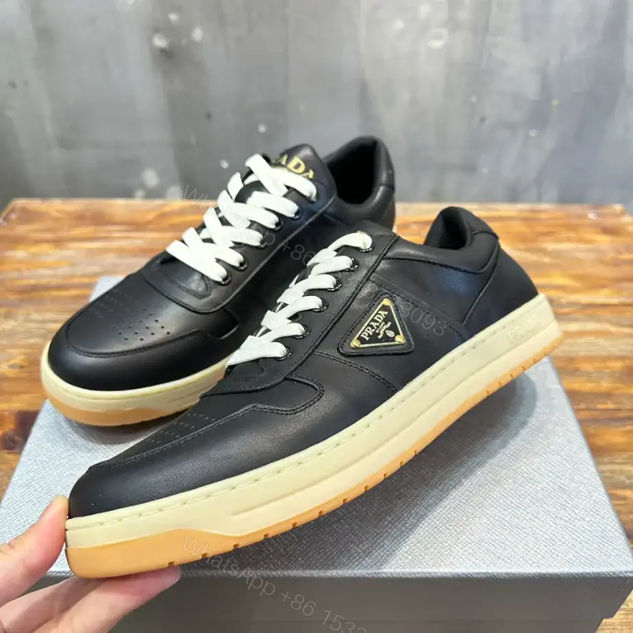 View 7 of PRADA DOWNTOWN NAPPA LEATHER SNEAKERS – PRD031
