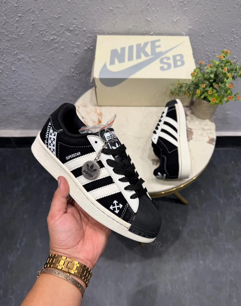 View 7 of First Copy Adidas Superstar Off White