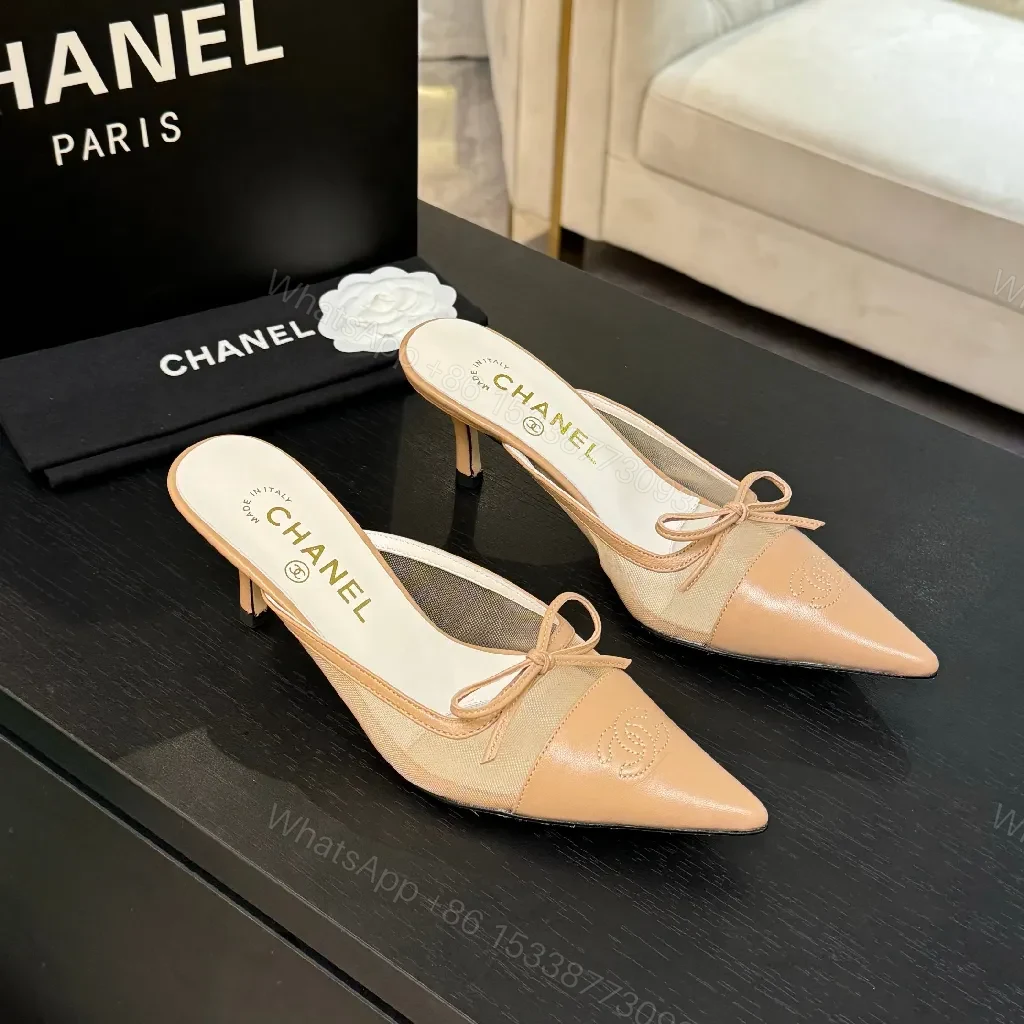 Chic Nude-Patent Mule with Sculpted Block Heel — view 1
