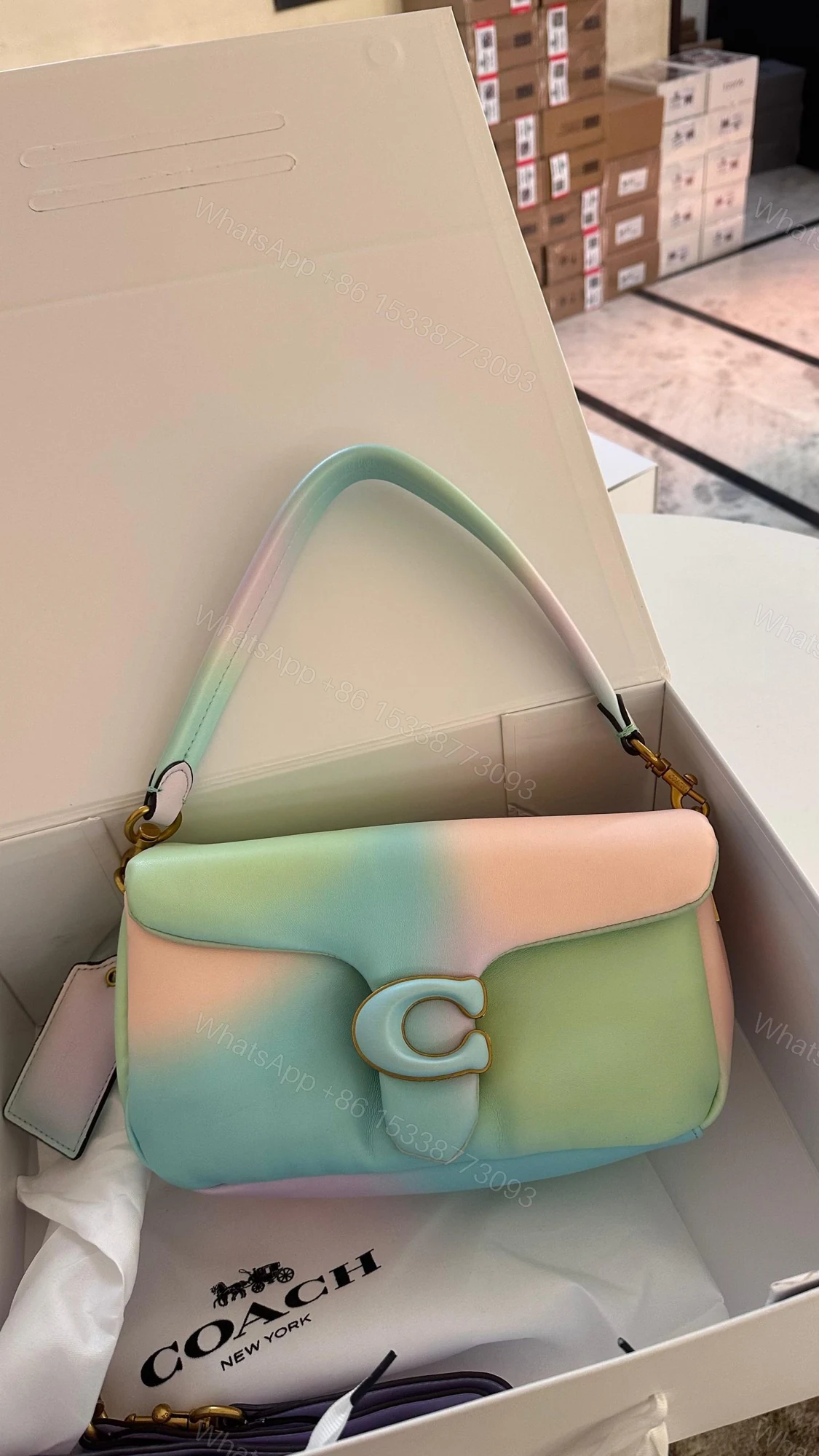 View 5 of First Copy Coach Pillow Winter Shoulder Bag