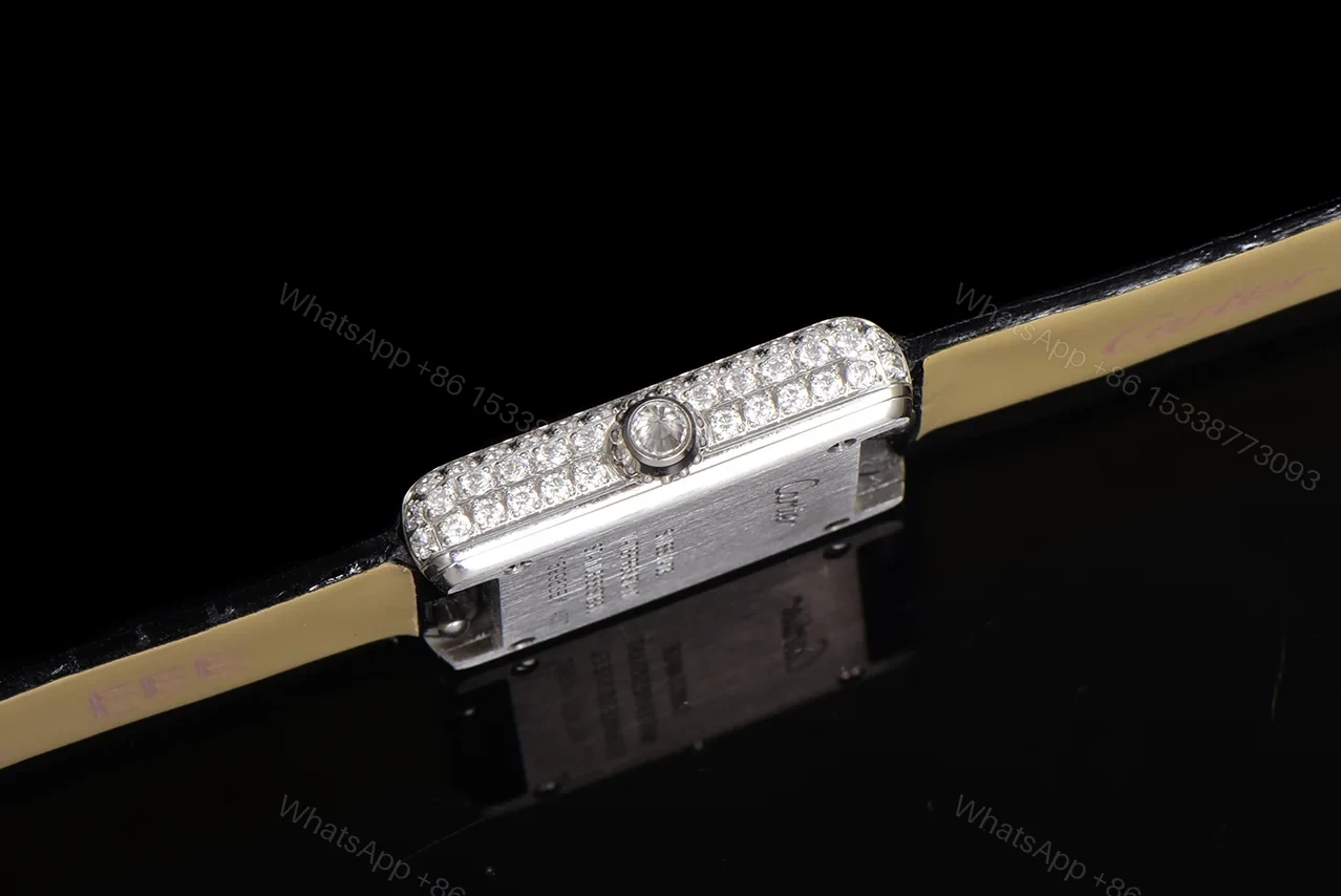 View 6 of Cartier Tank Must Small Quartz Stainless Steel Diamond Silver W4TA0016