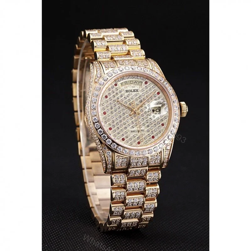 View 3 of Superclone Rolex Day-Date Diamond Dial 621615 37 mm