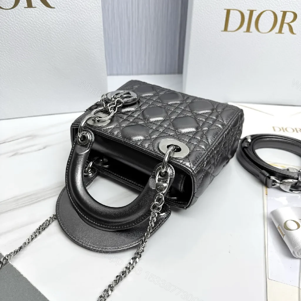 View 8 of Quilted Calfskin Mini Satchel: Luxe City Accessory