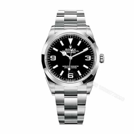 Rolex Explorer 124270 Super Clone: 36mm Oystersteel Black Dial — view 1