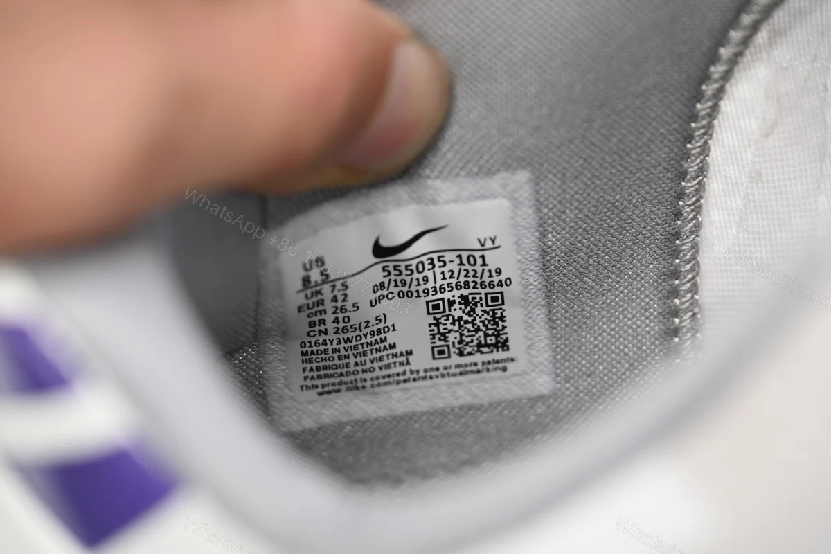View 3 of Nike Kobe 8 Low White/Purple-Yello 555035-101