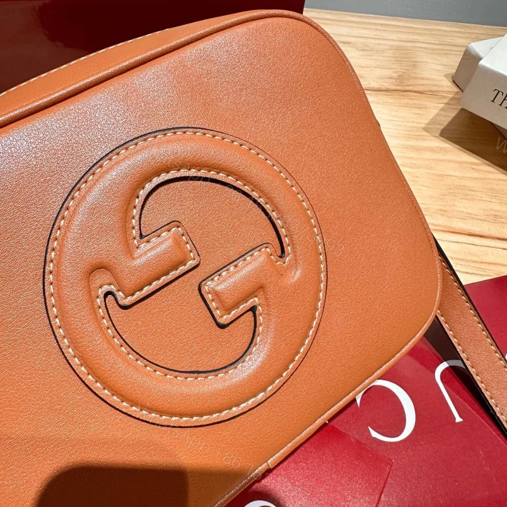 View 3 of Gucci Blondie Mini Shoulder Bag Brown 20Cm 820429 AAEDB 2718
