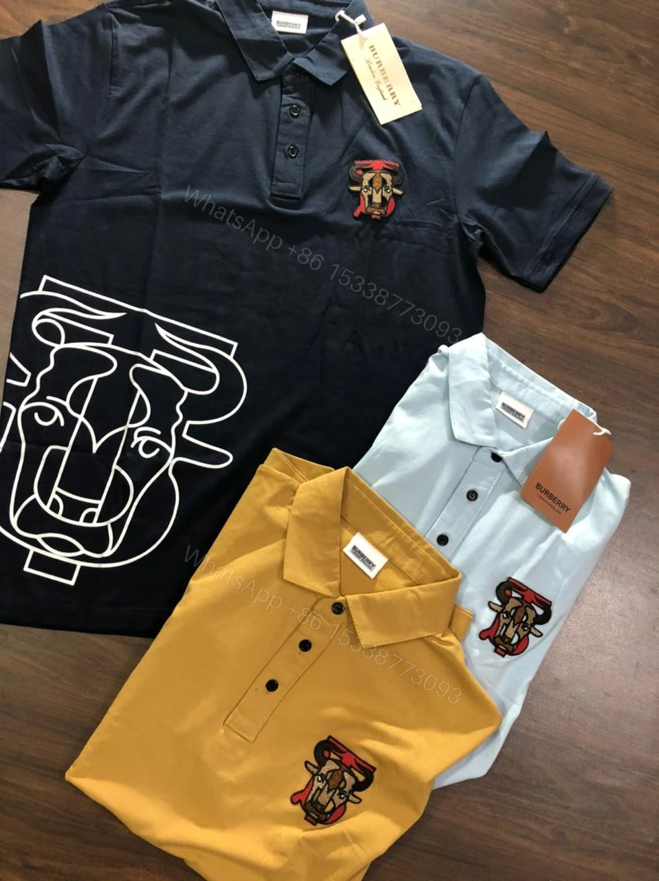 View 9 of FIRST COPY BURBERRY IMPORTED SUMMER POLO T-SHIRT