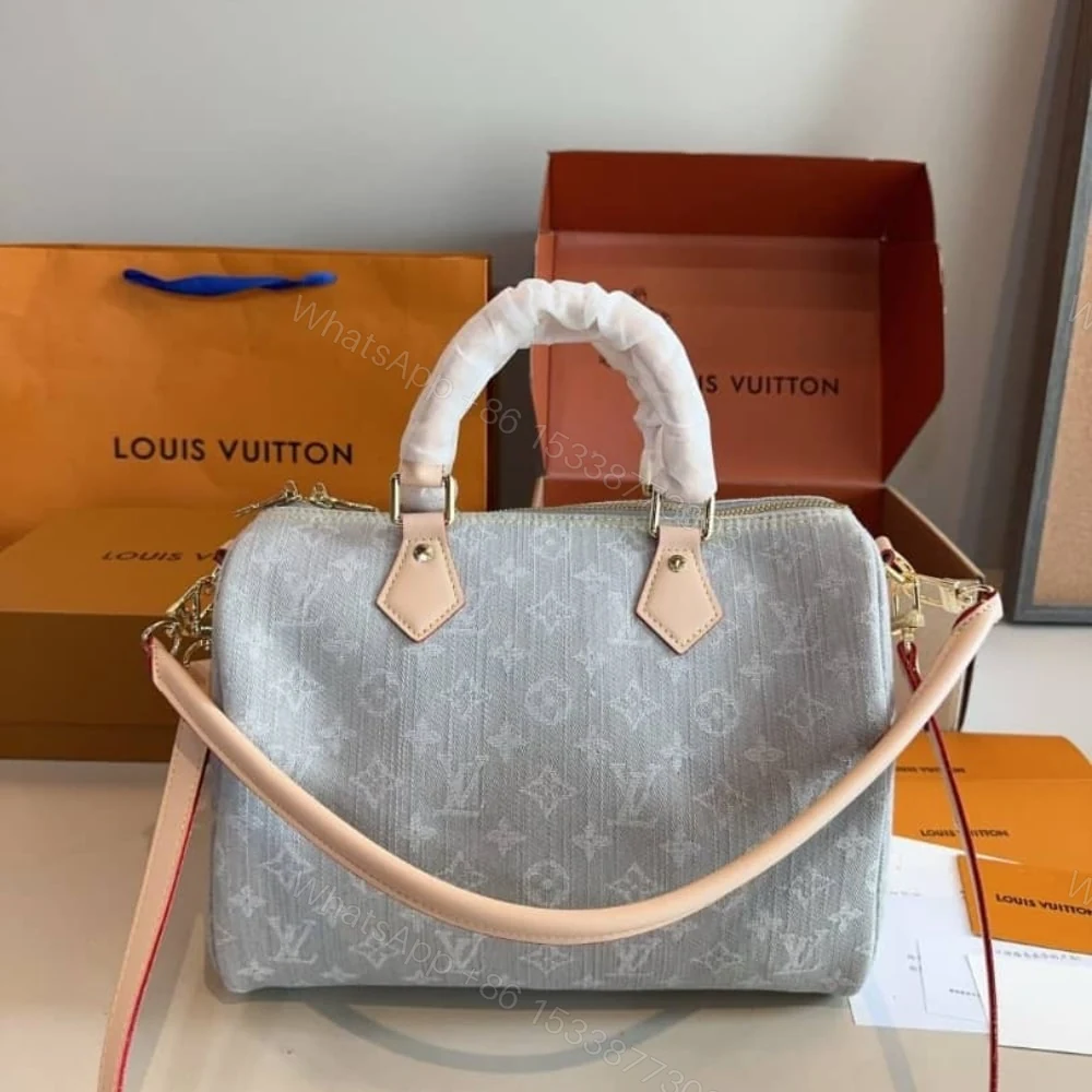 View 2 of Louis Vuitton Speedy Soft 30 Washed Gray 30Cm M13344