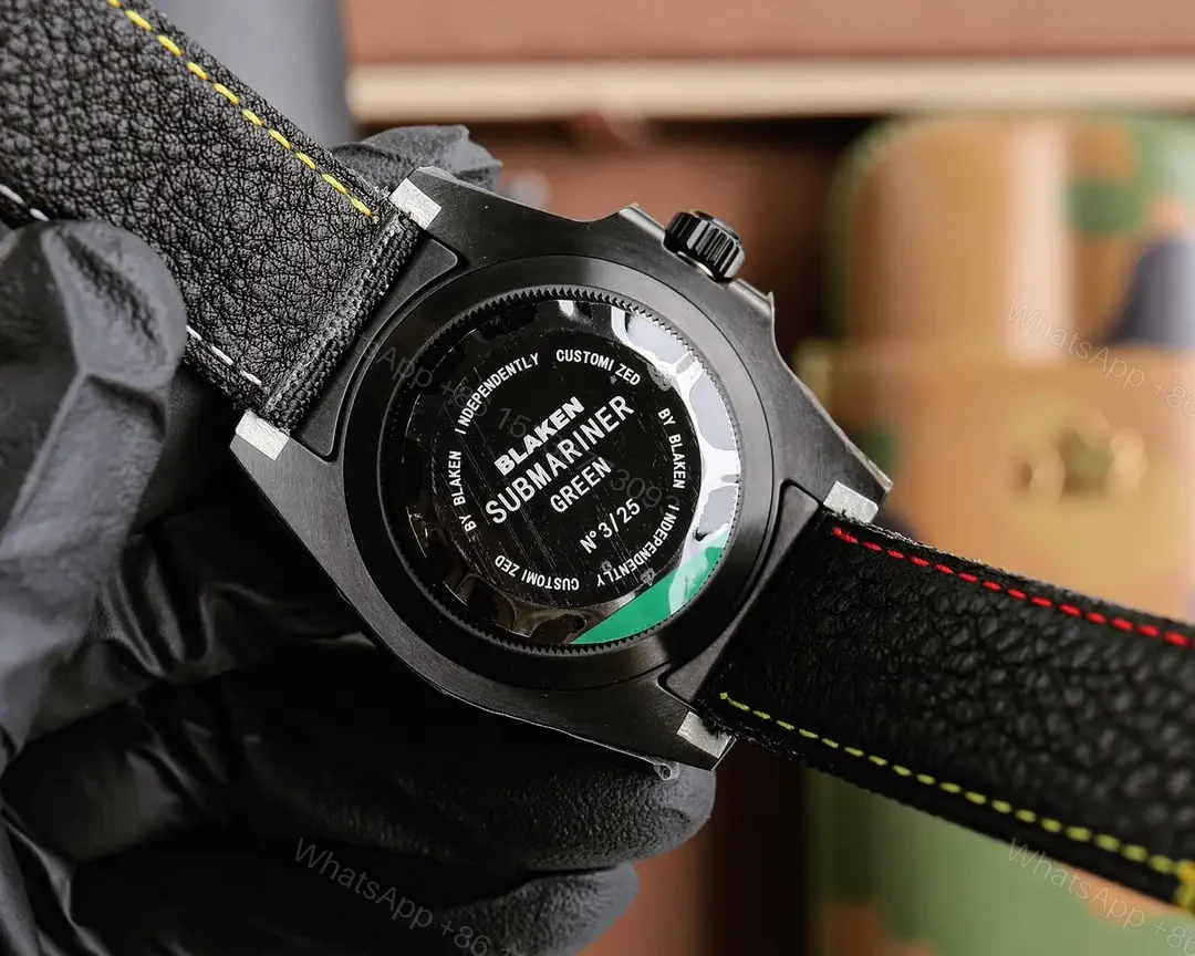 View 8 of Best Rolex Submariner Sunlight Carbon replica 40MM Black Fabric Strap Edition RG-SUBMARINER-SUNLIGHT-CARBON-BLACK-40