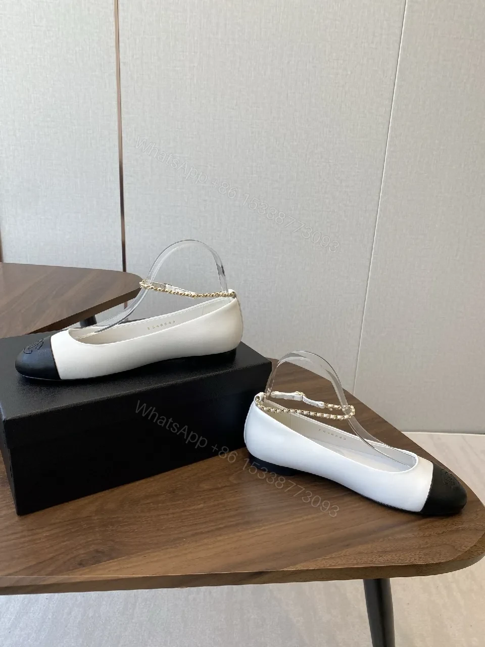 View 8 of Two-Tone Mary Jane Flats: All-Day Comfort, Chanel-Inspired