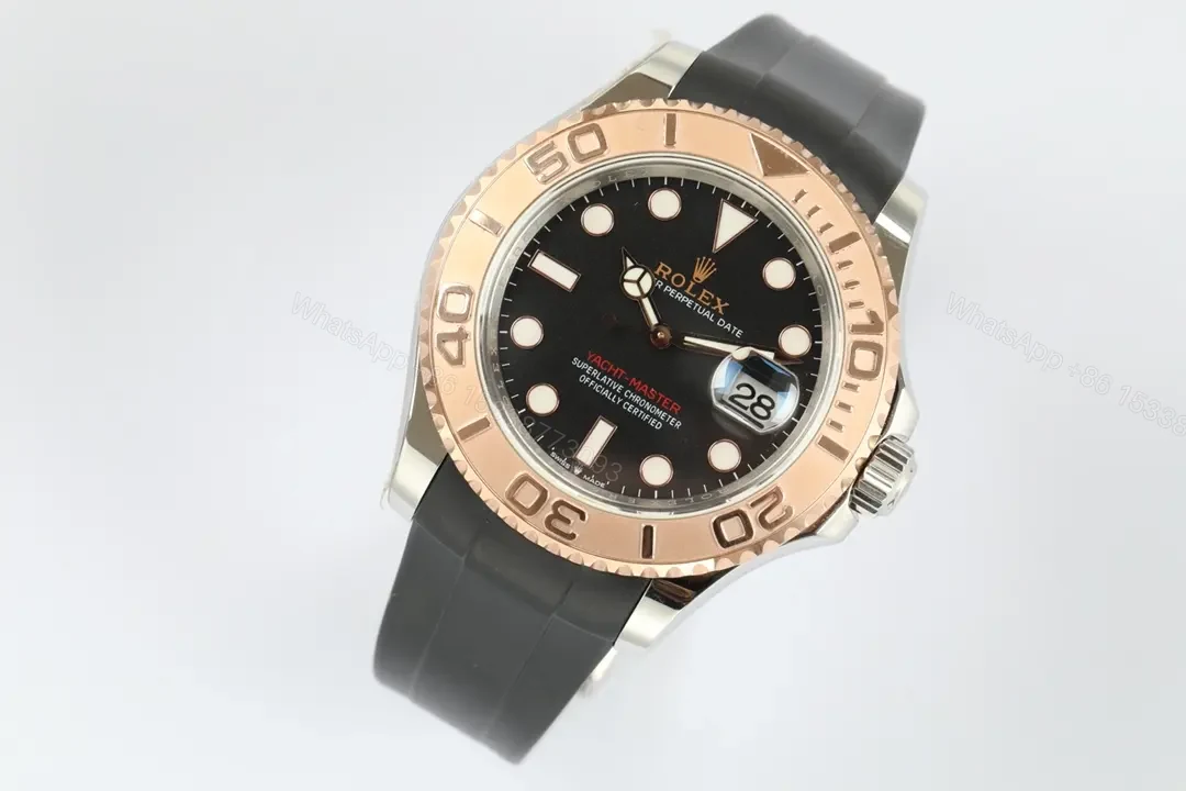 View 2 of BT Factory Clean Factory Rolex Yacht-Master 40 Black Rose Gold