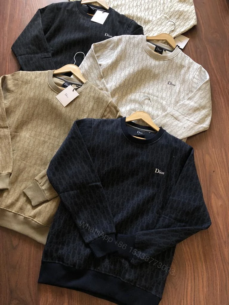 View 8 of FIRST COPY DIOR IMPORTED COTTON FLEECE ROUND NECK SWEATSHIRT