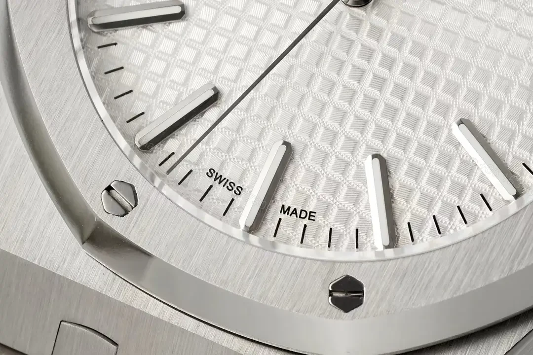 View 5 of Audemars Piguet Royal Oak 15510 Watch 41MM Stainless Steel Case White Dial Steel Bracelet Ultimate Edition AP-RO-15510-SS-WHT-41