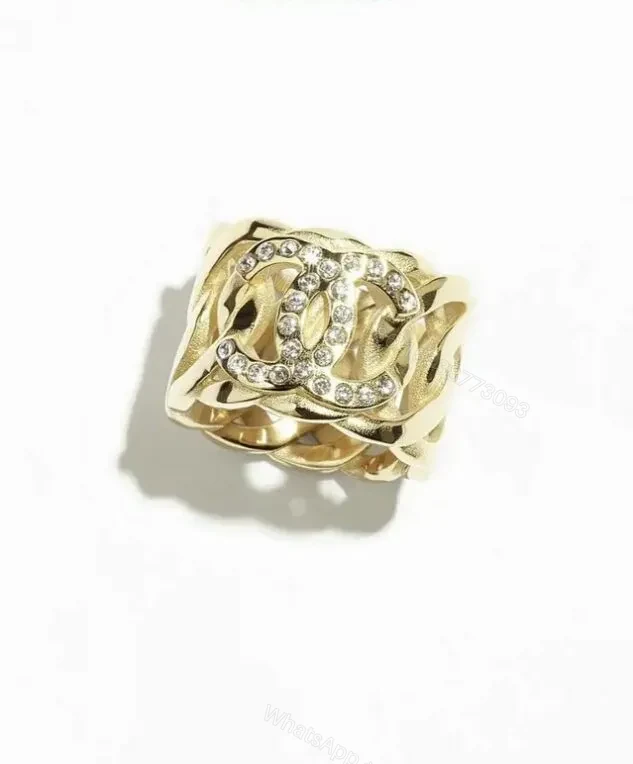 Chanel Dupe Gold Fashion Ring for Women DJ3 1:1 Mirror — view 1