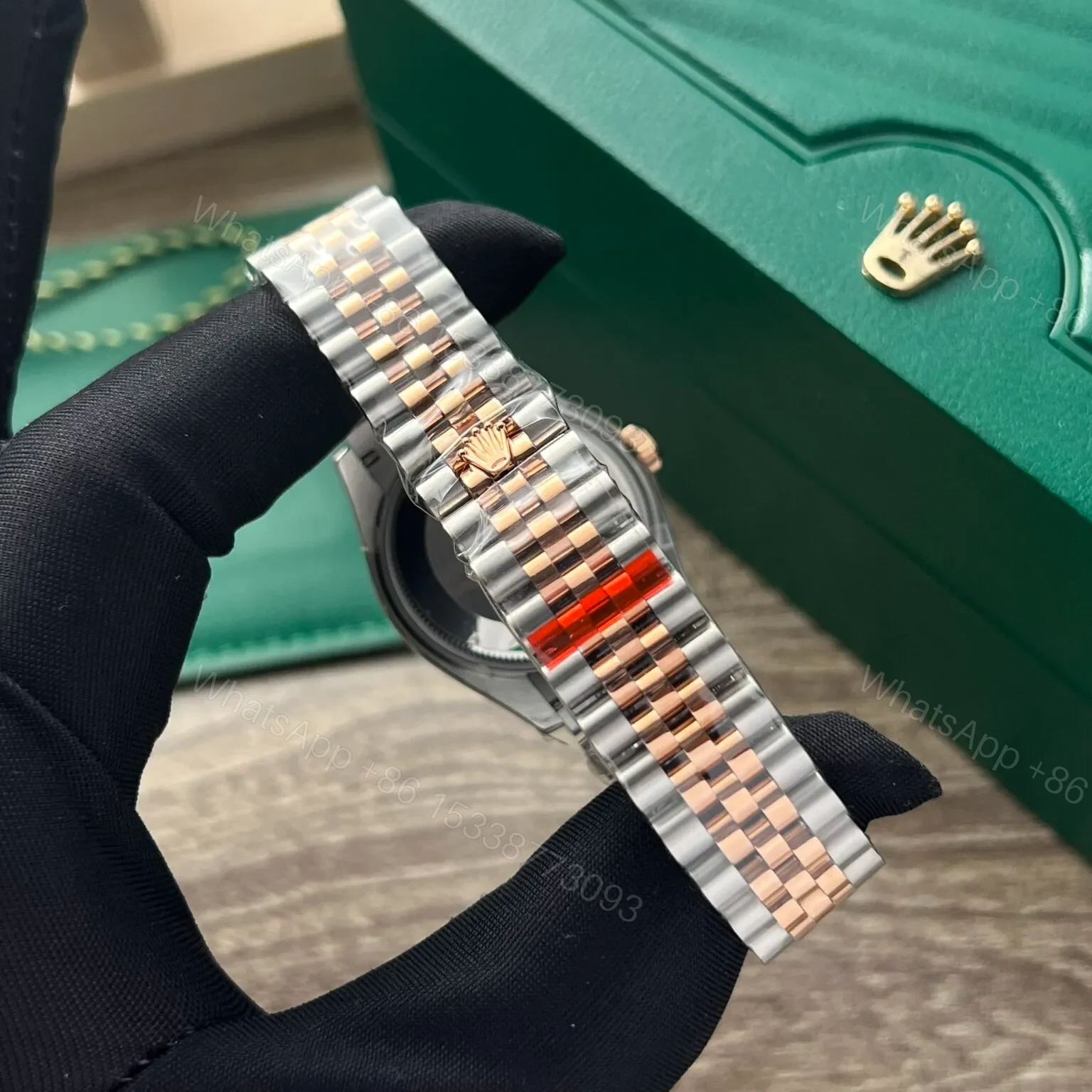 View 8 of Rolex Datejust Mother of Pearl Diamond Dial 126201-0021 36 mm