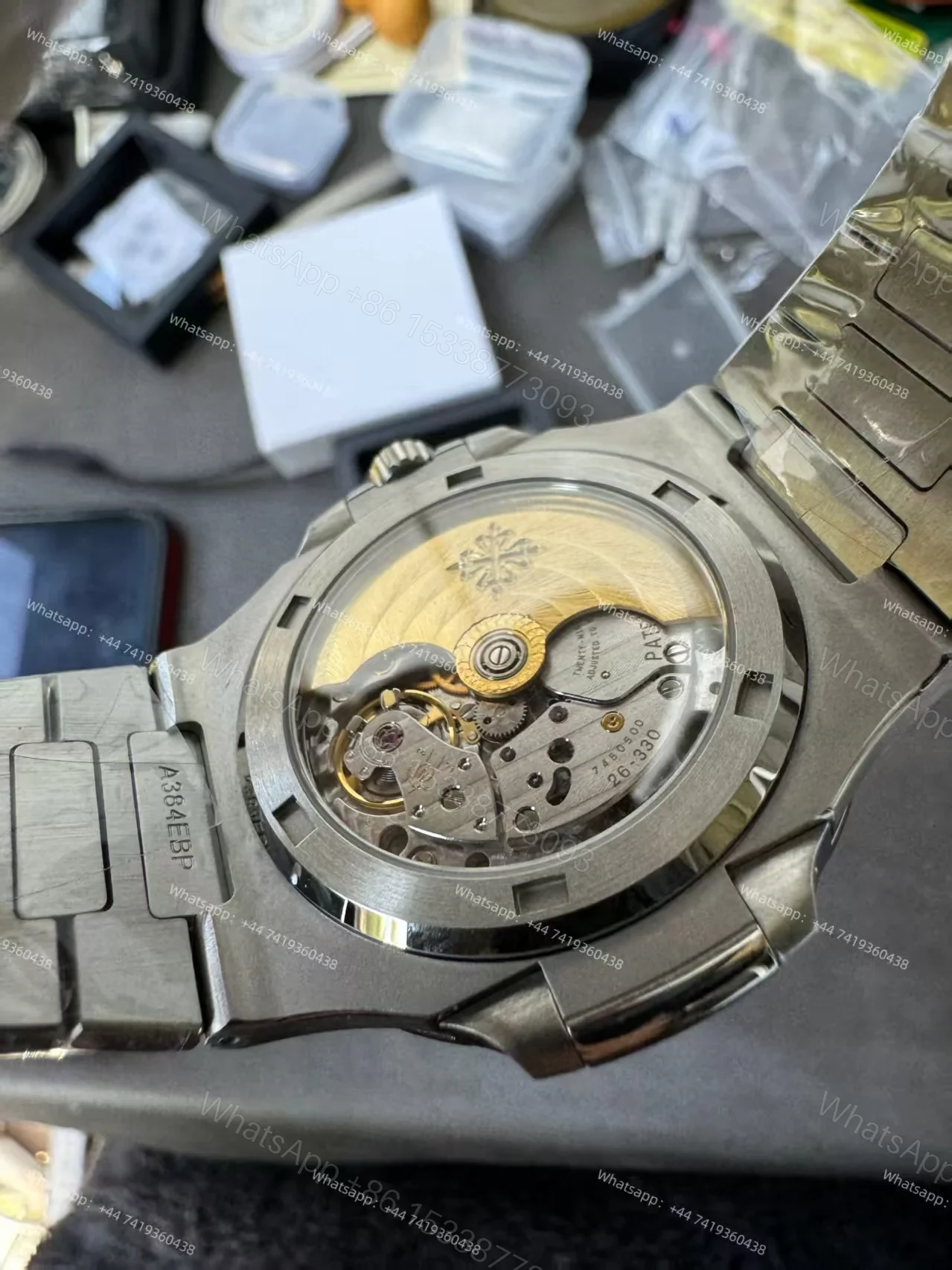 View 9 of Patek Philippe Super Clone Nautilus 5711/1300A-001 Green Dial Diamond Bezel 40MM