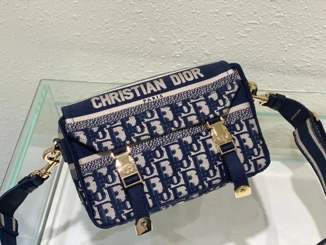View 2 of Dior Camp Women’s Canvas Patterned Handbag 25x15x8cm