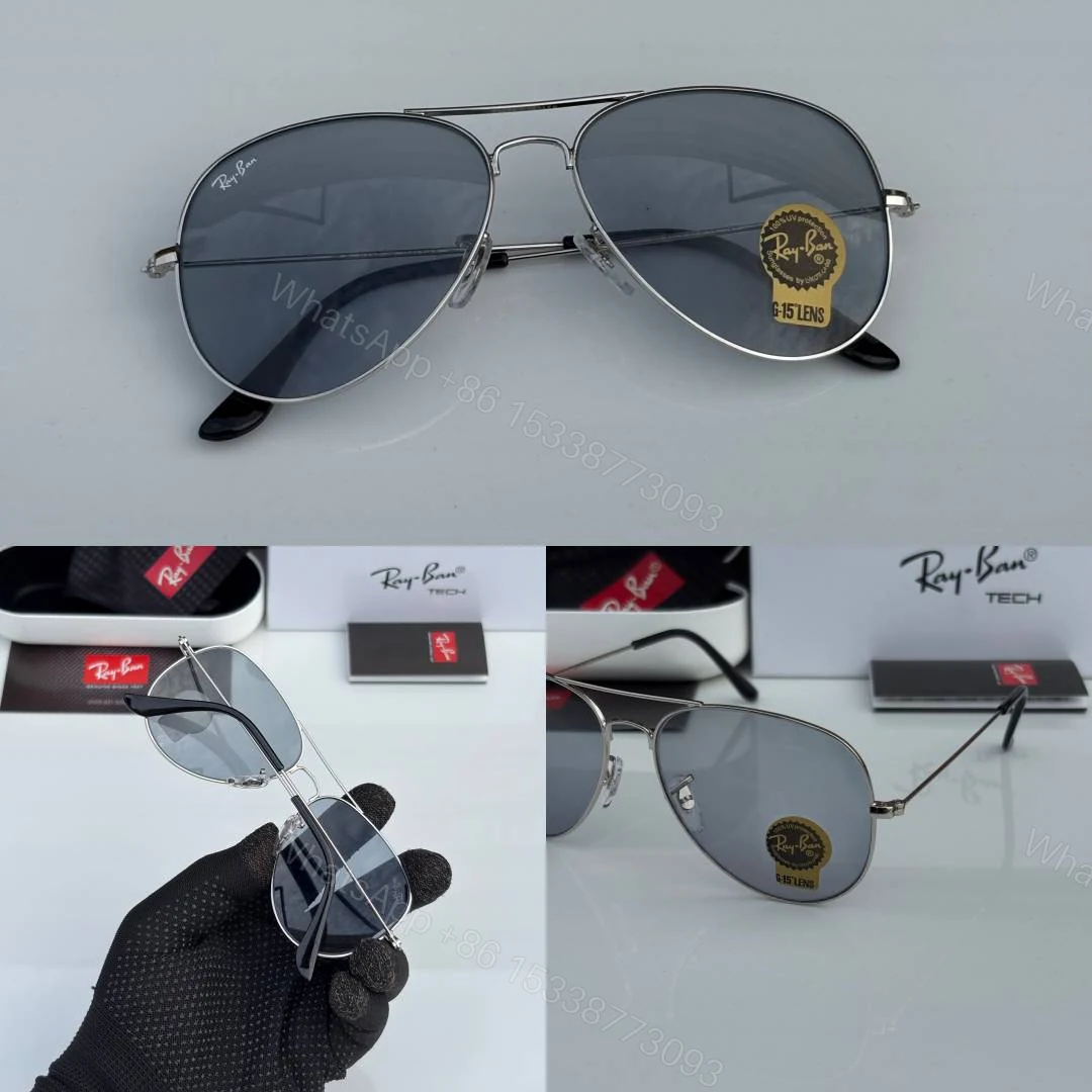 View 2 of First Copy Rayban 3026 Silver Day Night Glass
