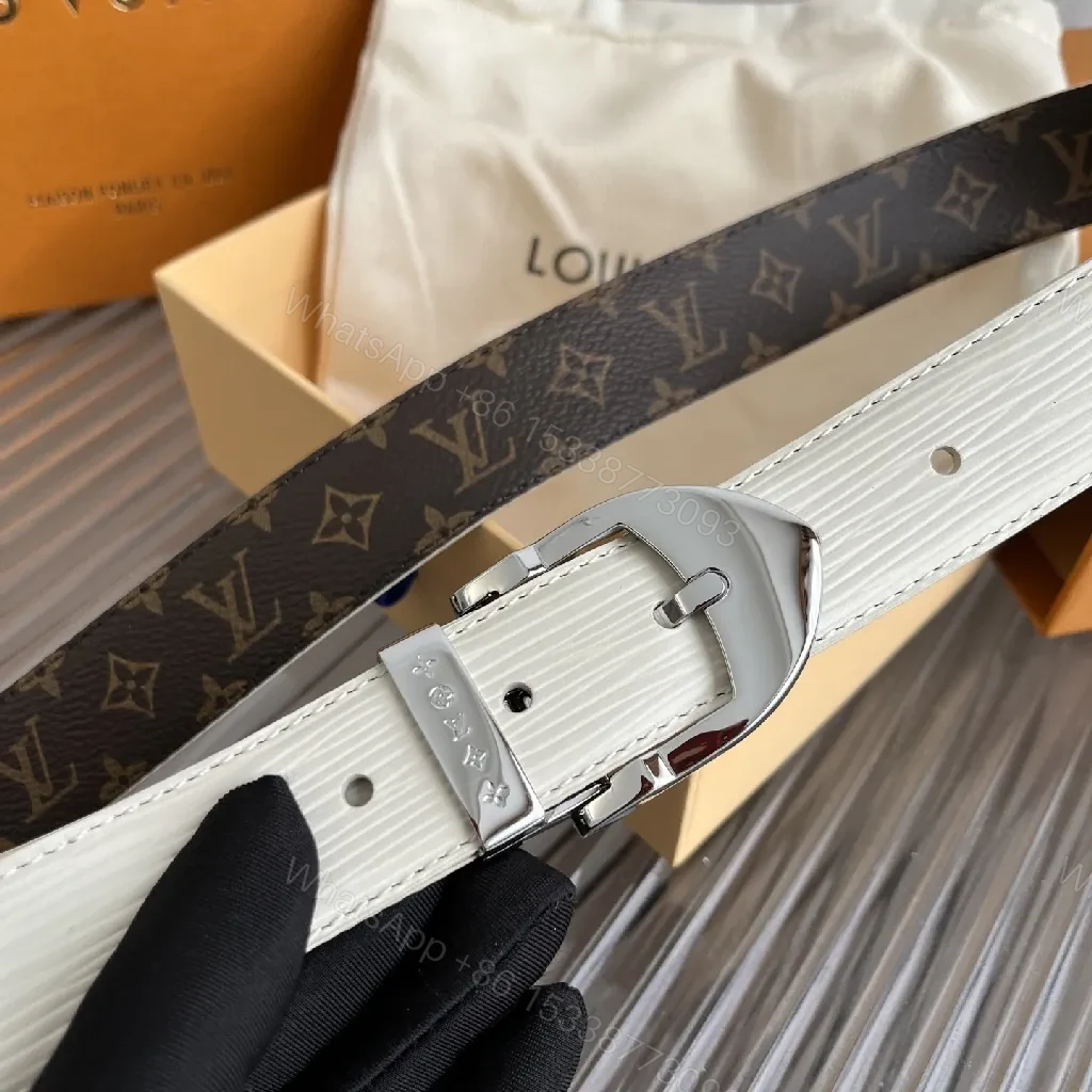 View 7 of Monogram-Texture Belt: Subtle Luxury, Everyday Versatility